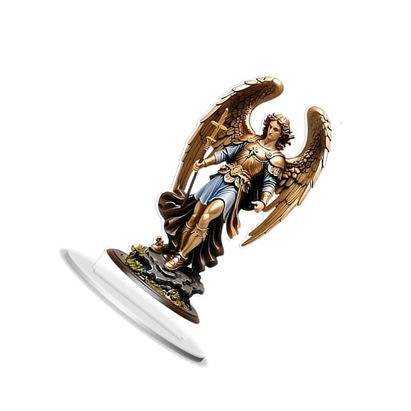 Acrylic Arcangels Statue Figurine Sculpture Home Decors Tabletop Centerpieces Collectible Decorative Figurines