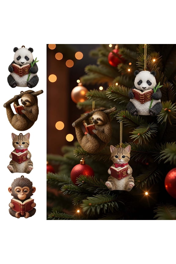 Acrylic Backpack Pendant Decoration Ornament Flat Animal Series Car Charm with Keychain Clip for Easy Attachment As A Cute Gift for Teens and Students Akmoler