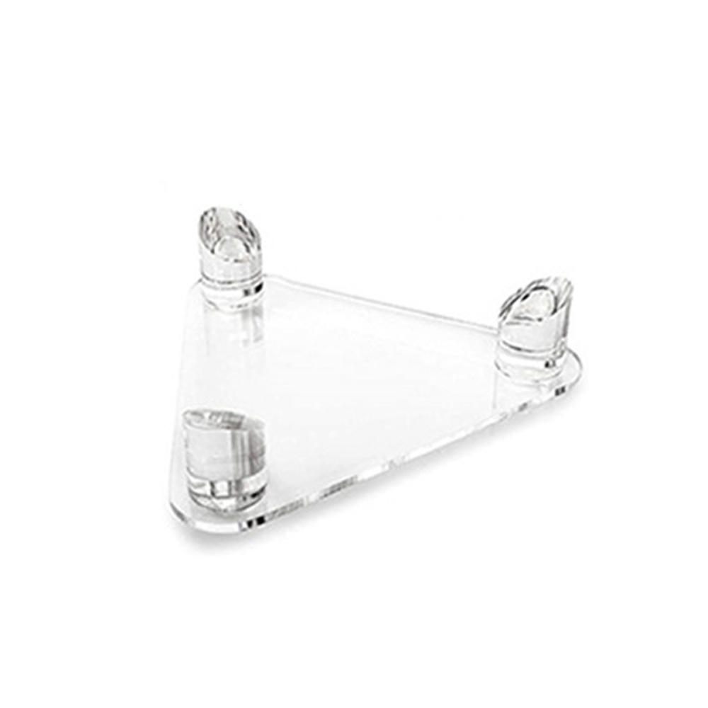 Acrylic Ball Stand Holder Triangular Basketball Rugby Football Storage