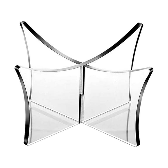 Acrylic Basketball Stand, Display for Basketball, Rugby, Football, Soccer, Volleyball & Memorabilia. Clear Sports Ball & Trophy Holder, Perfect for Home, Office or Store