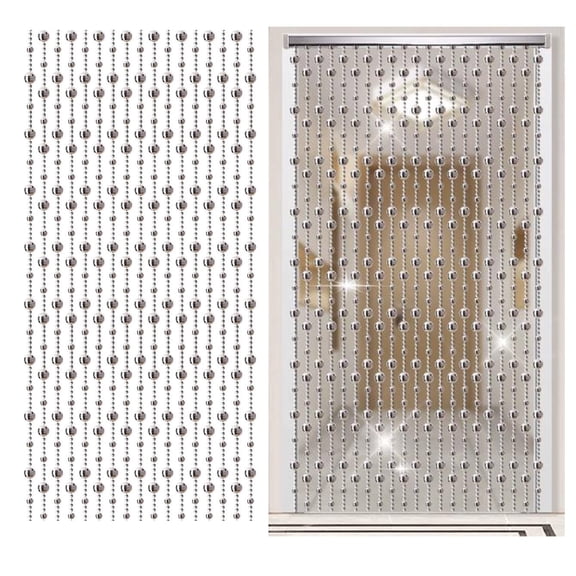 Acrylic Beaded Curtain, Hanging Doorway Room Divider,Home Decoration Accessories for Living Room, Bedroom, Office, Parties