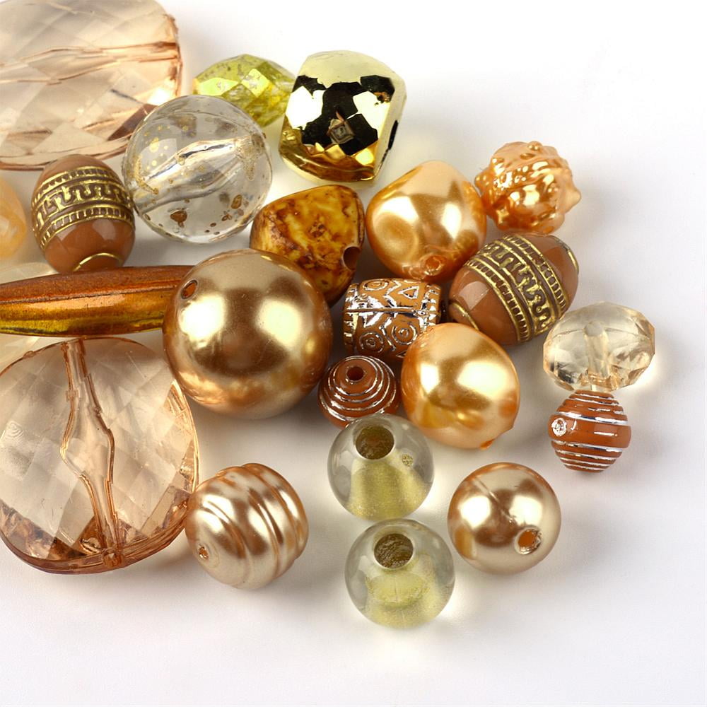 Acrylic Beads Mixed Shapes Peru 5.5~28x6~20x3~11mm Hole: 1~5mm Acrylic
