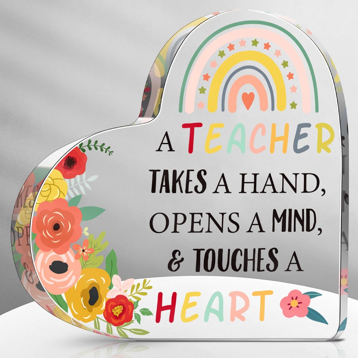 Acrylic Best Teacher Appreciation Gifts for Women Thank You Teacher ...