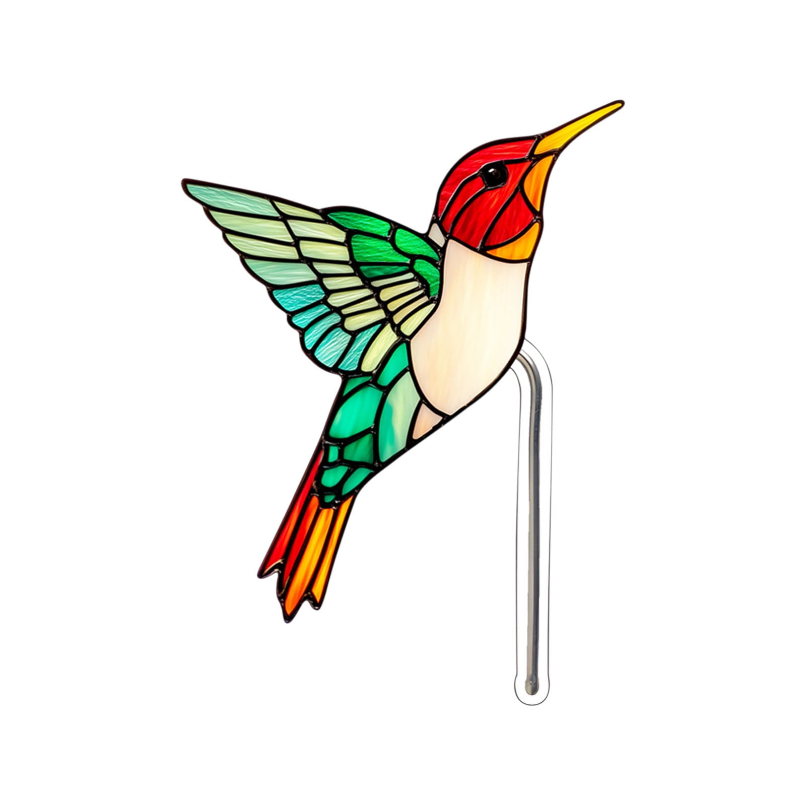 Acrylic Bird Garden Stake Decor 2D Design, Weather-Resistant Lawn ... - Non-Stick Bird-Friendly Garden Decor