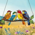 thumbnail image 1 of Acrylic Birds on Branch Suncatcher: Colorful Window Decor, 1 of 5