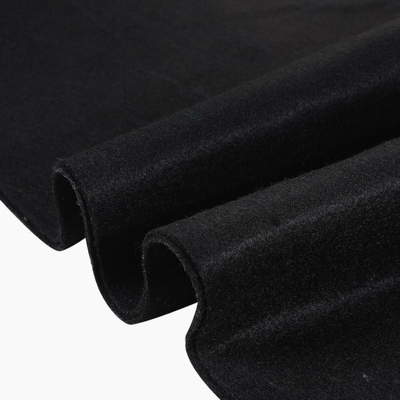 Acrylic Black Felt Fabric 72" X 36" Felt by The YardWide 1.6mm Thick Acrylic Felt -Soft Woven for DIY Arts & CraftsCushion, and Padding, DIY Arts & Crafts
