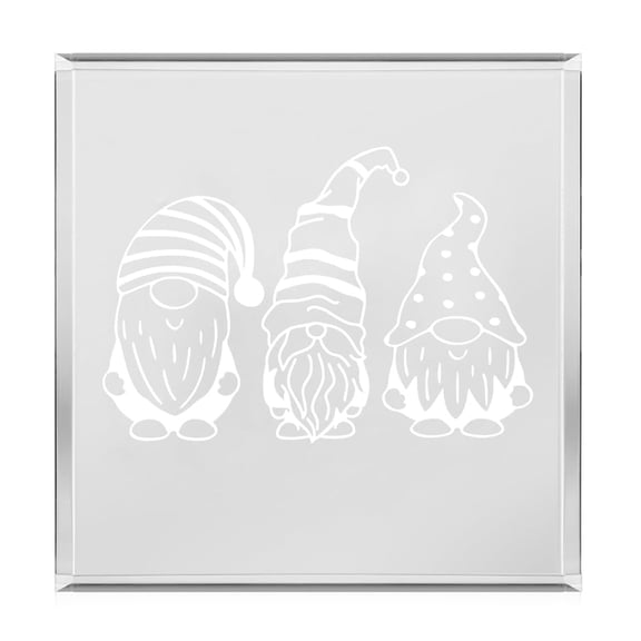 Acrylic Block Sign Art Home Desk Decor Gift Gnomes