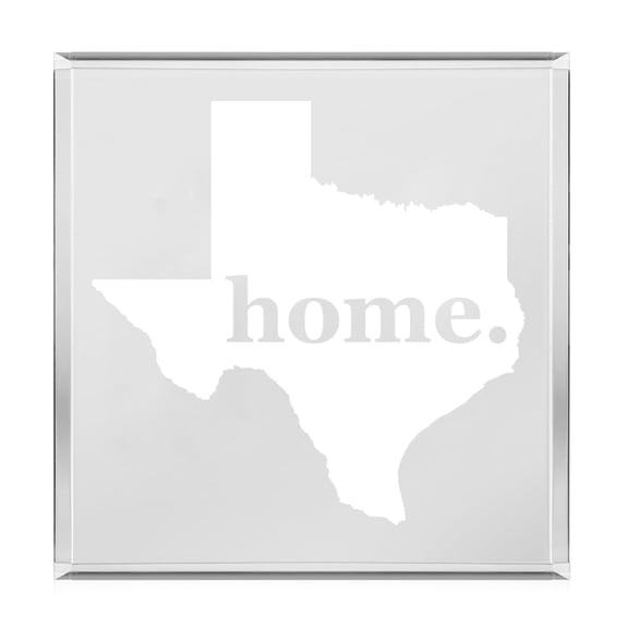 Acrylic Block Sign Art Home Desk Decor Gift Texas Home