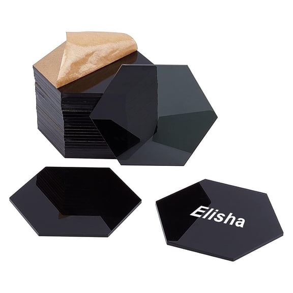 Acrylic Board Black 80x92x2.5mm
