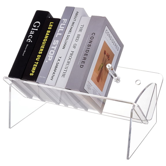 Acrylic Book Display Case Clear 22.5x27.8x17cm