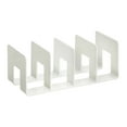thumbnail image 1 of Acrylic Book Stand Storage Organizer, Thickened Desktop Reading Stand with Fixed Book Clip, Multi-Partition Desk Rack for Study, Office and Home Book Storage and Organization, 1 of 5