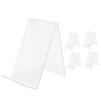 Acrylic Book Stand with Ledge,Transparent Acrylic Display Easel, Clear Tablet Holder for Books,,Artworks