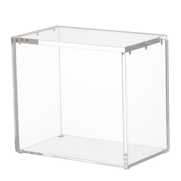 Acrylic Booster Box Display Case with Lid, Stackable Storage Organizer for Trading Cards, Clear Collector Protection Case Secure Showcase