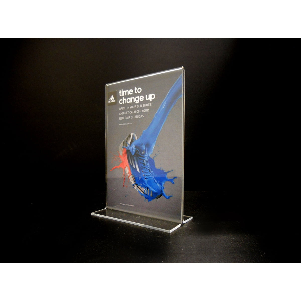 Acrylic Bottom Loading Display Sign Holder 4" x 6" (Pack of 20) - Great ...