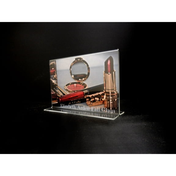 Acrylic Bottom Loading Display Sign Holder 6" x 4" (Pack of 20) - Great Countertop Display (Menu, Flyer, Certificate, Stationary)
