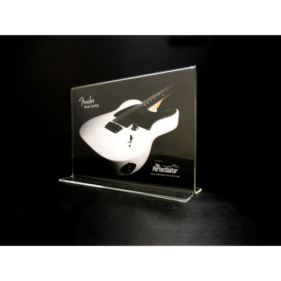 Acrylic Bottom Loading Display Sign Holder 7" x 5" (Pack of 10) - Great Countertop Displays (Marketing, Sign, Flyer, Graphic, Advertising, Promotion)