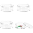thumbnail image 1 of Acrylic Box Round Clear Boxes with Lid 4 Pieces Small Circular Candy Box Storage Organizer Containers Wedding Birthday Party D rative Boxes, 1 of 4