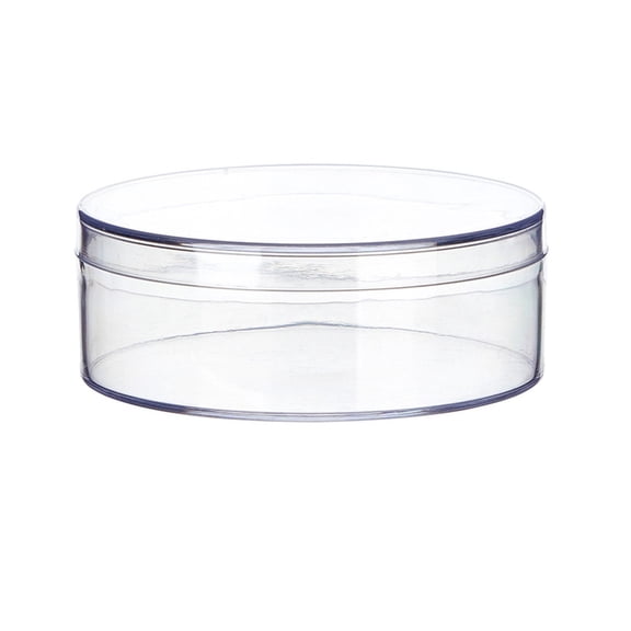 Acrylic Box Round/Heart Clear Boxes with Lid Small Candy Box Storage Organizer Containers Wedding Decorative Boxes