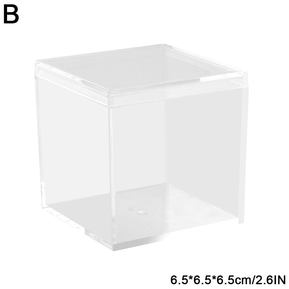 Acrylic Boxes Clear Acrylic Cube Small Square Storage Box with A3W6