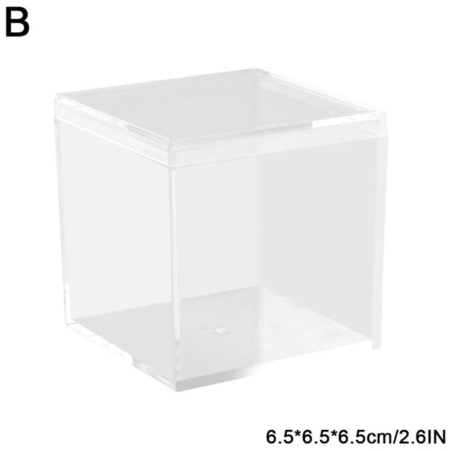 Acrylic Boxes Clear Acrylic Cube Small Square Storage Box with A3W6