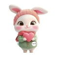 thumbnail image 1 of Acrylic Bunny Keychain, Cute Rabbit Pendant for Easter and Valentine's Day, Backpack Charm for Youngsters, Decorative Keychain for Purse, Holiday Themed Keyring for Gifts, Cute Animal Keychain, 1 of 6