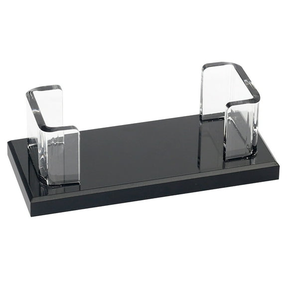 Acrylic Business Card Holder for Desk,Business Card Stand,Clear Business Card Display,Desk Business Card Holders,Business Card Display Stand,Acrylic Business Card Holder Display(Black)