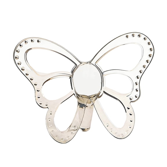 Acrylic Butterfly Photo Frame Vase, 2-in-1 Flower Vase and Picture Frame Centerpiece, Transparent Modern Decor for Living Room, Office Desk, Elegant Gift