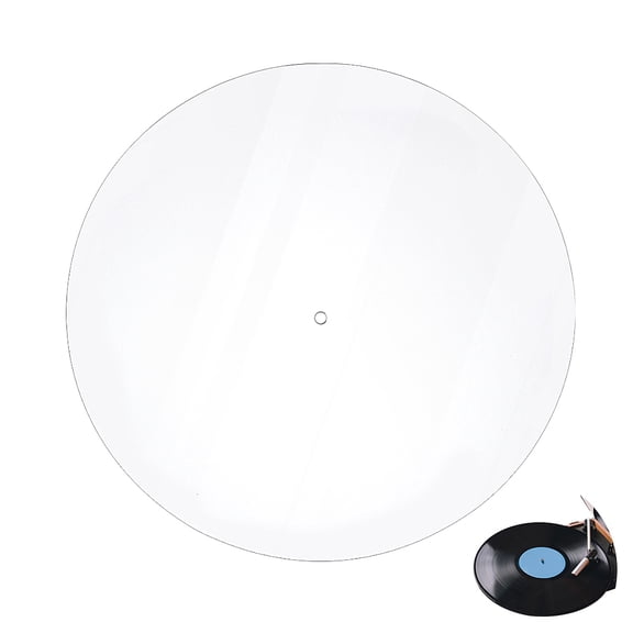 Acrylic CD Pads Flat Round Clear 300x3mm
