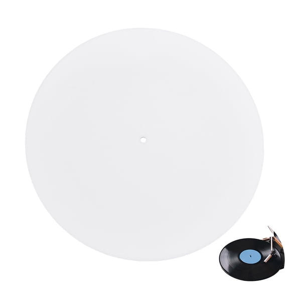 Acrylic CD Pads Flat Round White 300x3mm