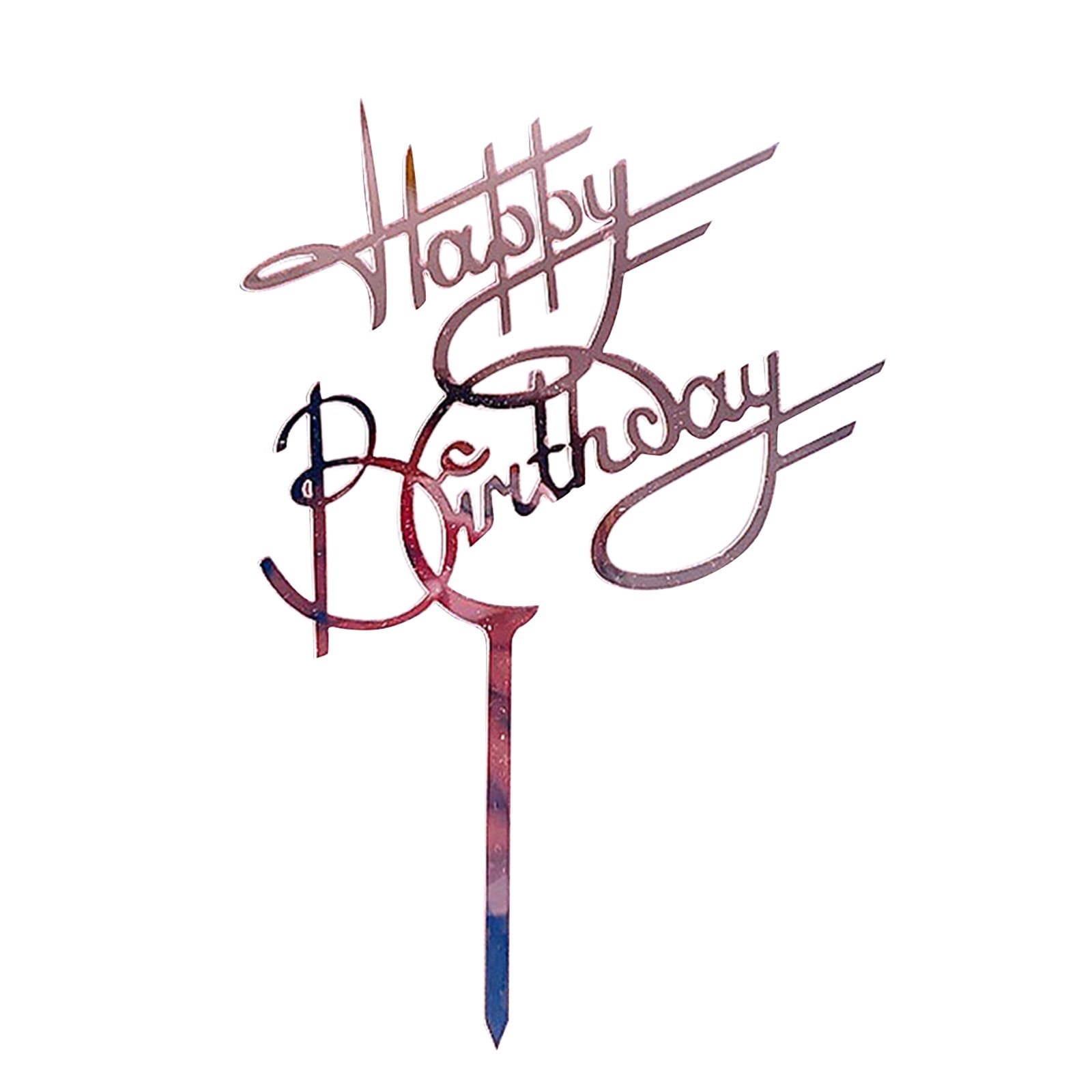 Acrylic Cake Inserts Happy Birthday Birthday Cake Decoration Clues