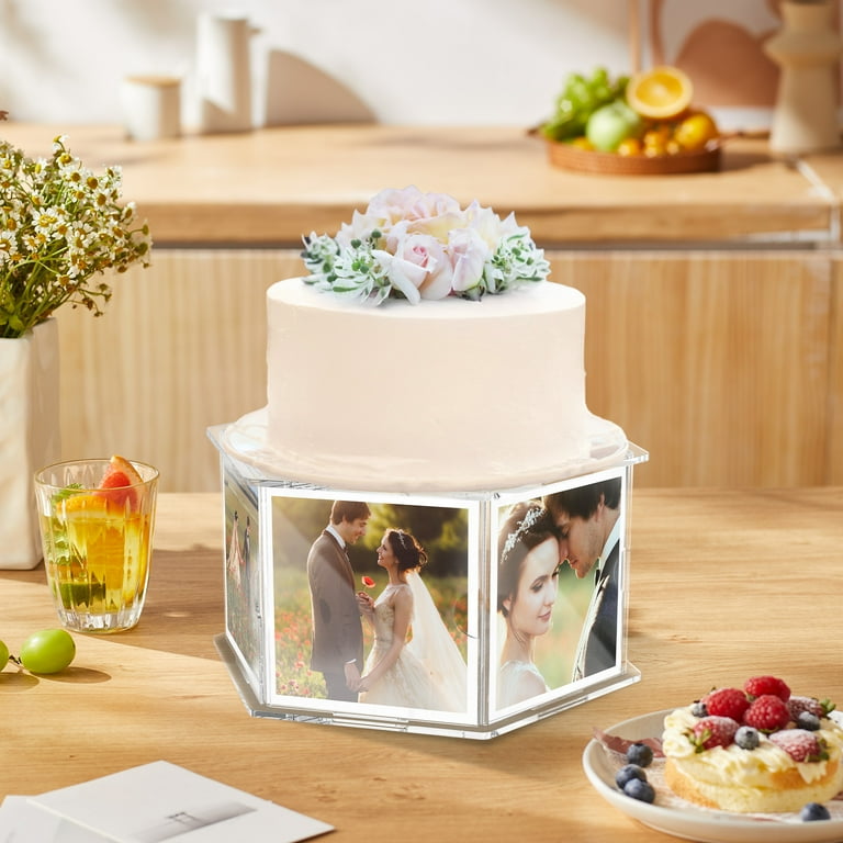 Wedding Cake Separators Acrylic Tiered Cake Stand Inch Floating