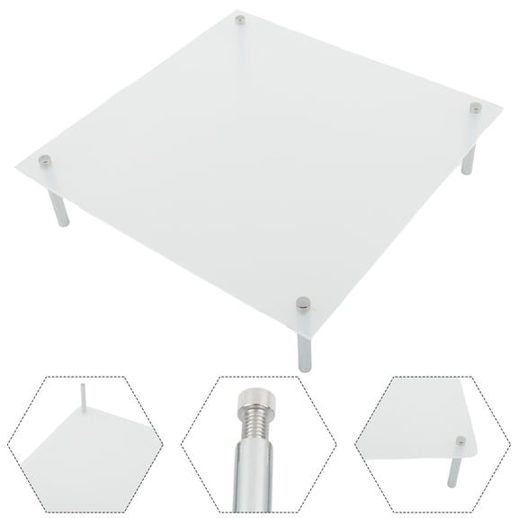 Acrylic Cake Stand Cupcake Stand Dessert Table Display Set Birthday Weddingparty Medium Size 20Cm YIWEI