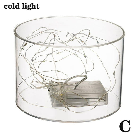 Acrylic Cake Stand Display Box with LED Light for Wedding Birthday Party Centerpiece