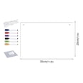 thumbnail image 1 of Acrylic Calendar Transparent Tablet Calendar-Three-Dimensional Hanging Acrylic Week Plan Note Message Board Erasable Wall Display Board Boxed, 1 of 9