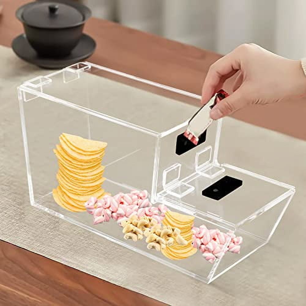 Stackable Candy Storage Containers Acrylic Candy Bin Stackable Candy Dispenser Box Clear Candy Display Bin ...