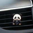 thumbnail image 1 of Acrylic Car Air Outlet Aromatherapy in Cute Cat, Puppy, and Panda Styles with Lemon Scent, 1 of 8
