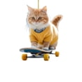 thumbnail image 1 of Acrylic Car Hanging Ornament with Cute Cat Pattern for Interior Decoration and Stress Relief, 1 of 9