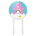 thumbnail image 1 of Acrylic Care Bears Cheer Bear Cake Topper Party Decoration for Wedding Anniversary Birthday Graduation, 1 of 7