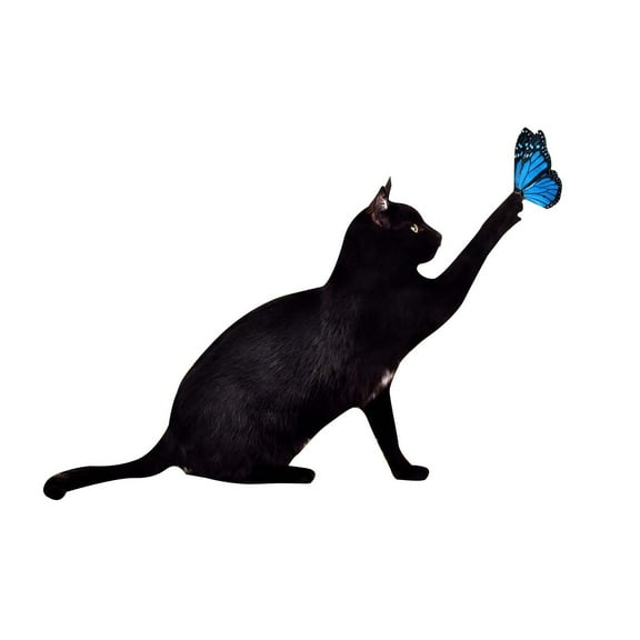 Acrylic Cat Garden Stakes - Double-Sided Printed Outdoor Yard Art Decorations