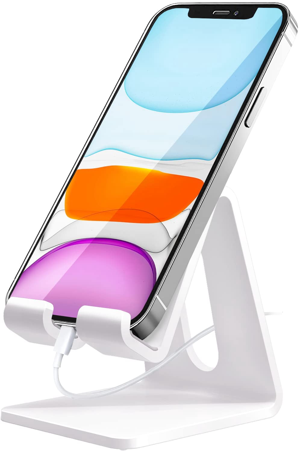 Acrylic Cell Phone Stand, Portable Clear Phone Stand for Desk, Compatible with Phone16 15 14 13 Pro Max Mini 12 11 Plus SE, Switch, Android Smartphone, Pad, Tablet, Desk Accessories