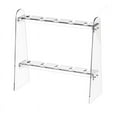 thumbnail image 1 of Acrylic Champagne Glass Holder Stand 2 Tier Champagne Wall with 10 Slots Champagne Stand Holder for Countertop, 1 of 8