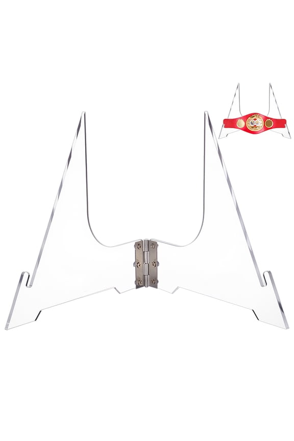 Acrylic Championship Belt Display Stand Folding Belts Acrylic Display Stands Wrestling Belt Buckles Holder