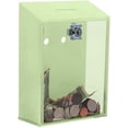 thumbnail image 1 of Acrylic Charity Coin Collection Box Donation and Suggestion Box with Lock and 2 Keys Glow in The Dark, 1 of 6