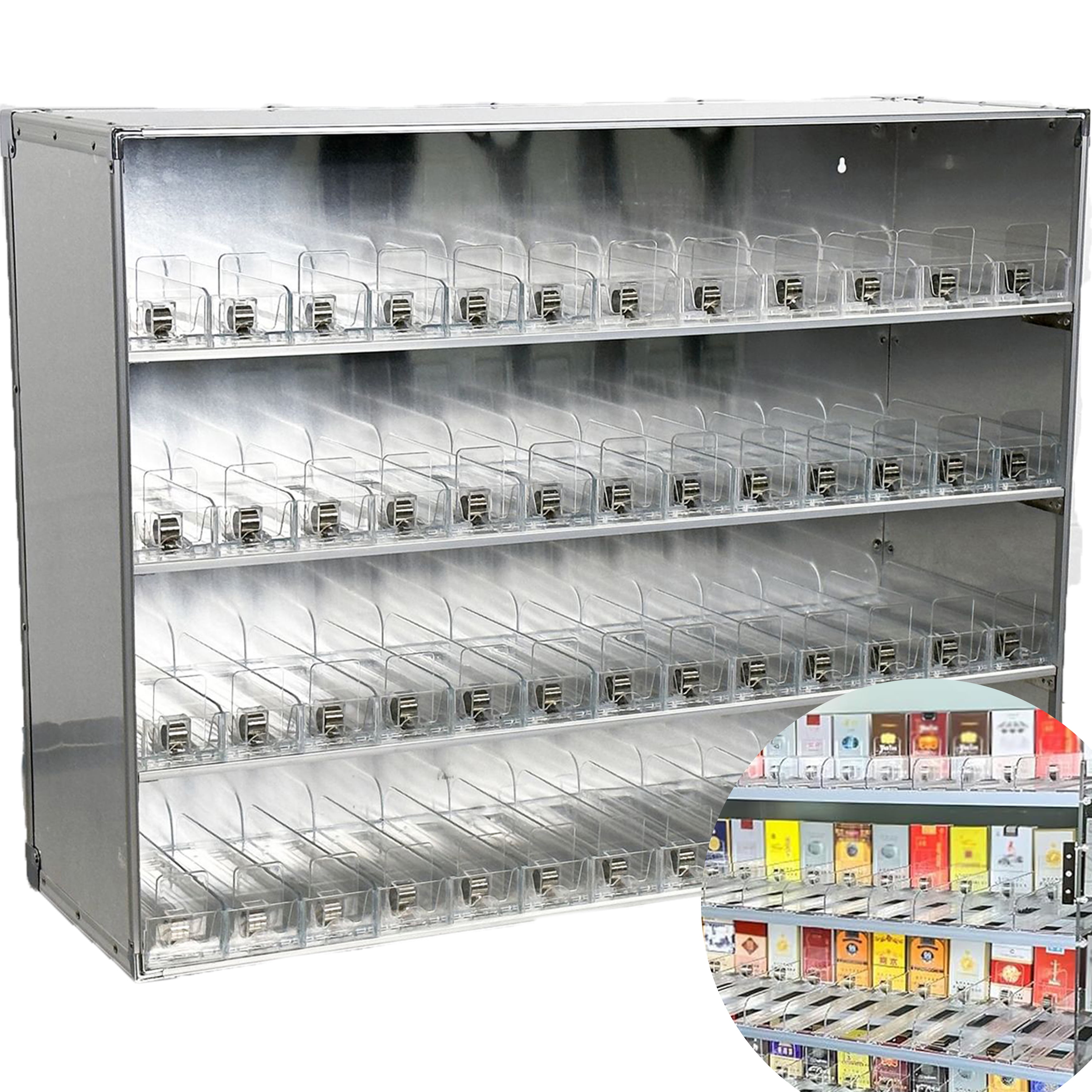 acrylic cigarette case Acrylic Cigarette Holder with Cigarette Rack Display, 520 Box Cigarette  Holder for Store, Cigarette Rack Display, Tobacco Racks, Automatic  Cigarette