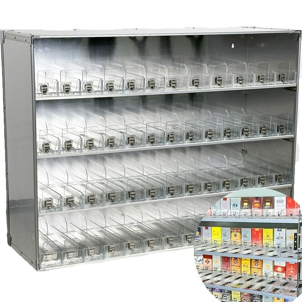 tobacco cigarette holder Acrylic Cigarette Holder with Cigarette Rack Display, 520 Box Cigarette Holder for Store, Cigarette Rack Display, Tobacco Racks, Automatic Cigarette