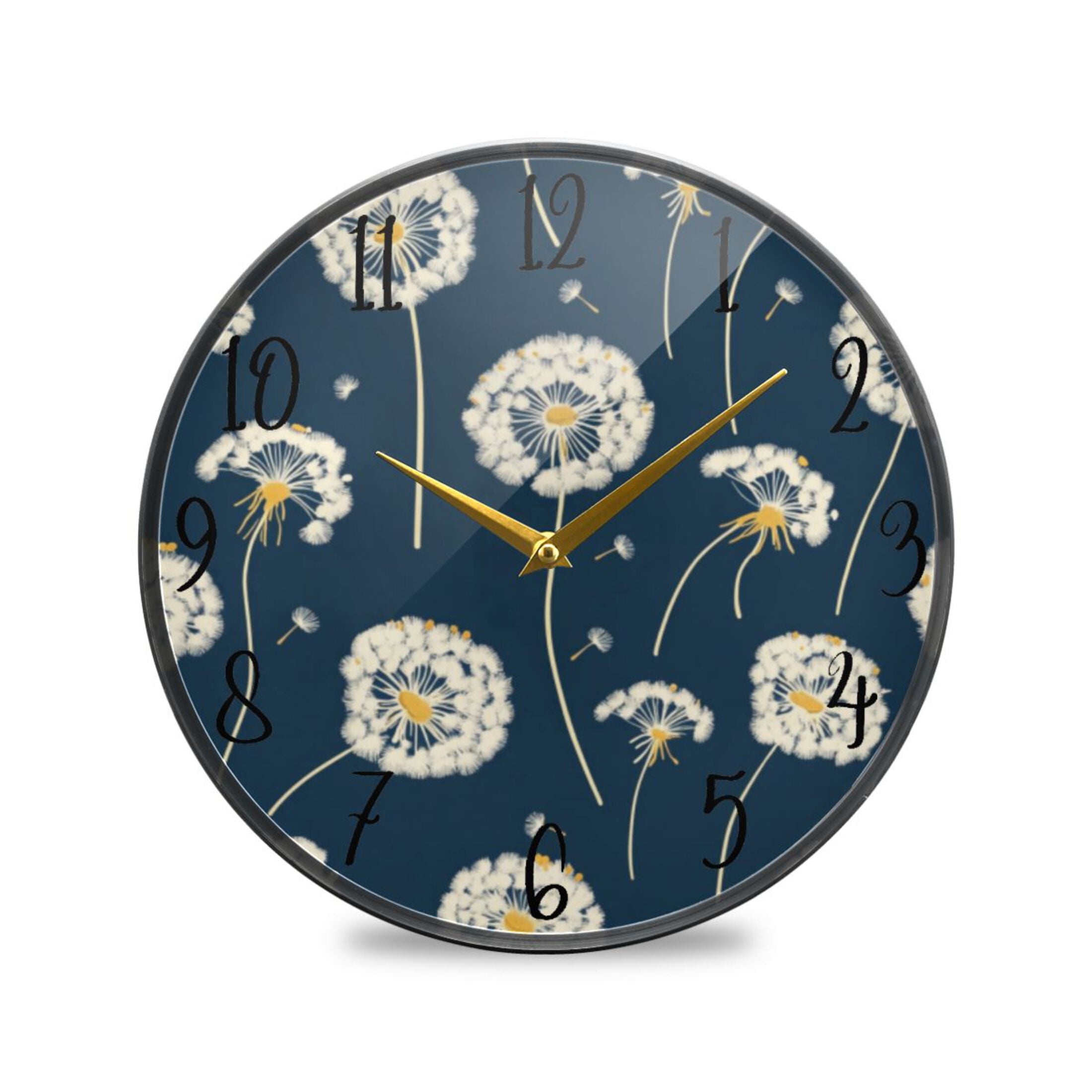 Acrylic Circular Clock 9.5x9.5 Inch Circular Clock Decorative Clock ...