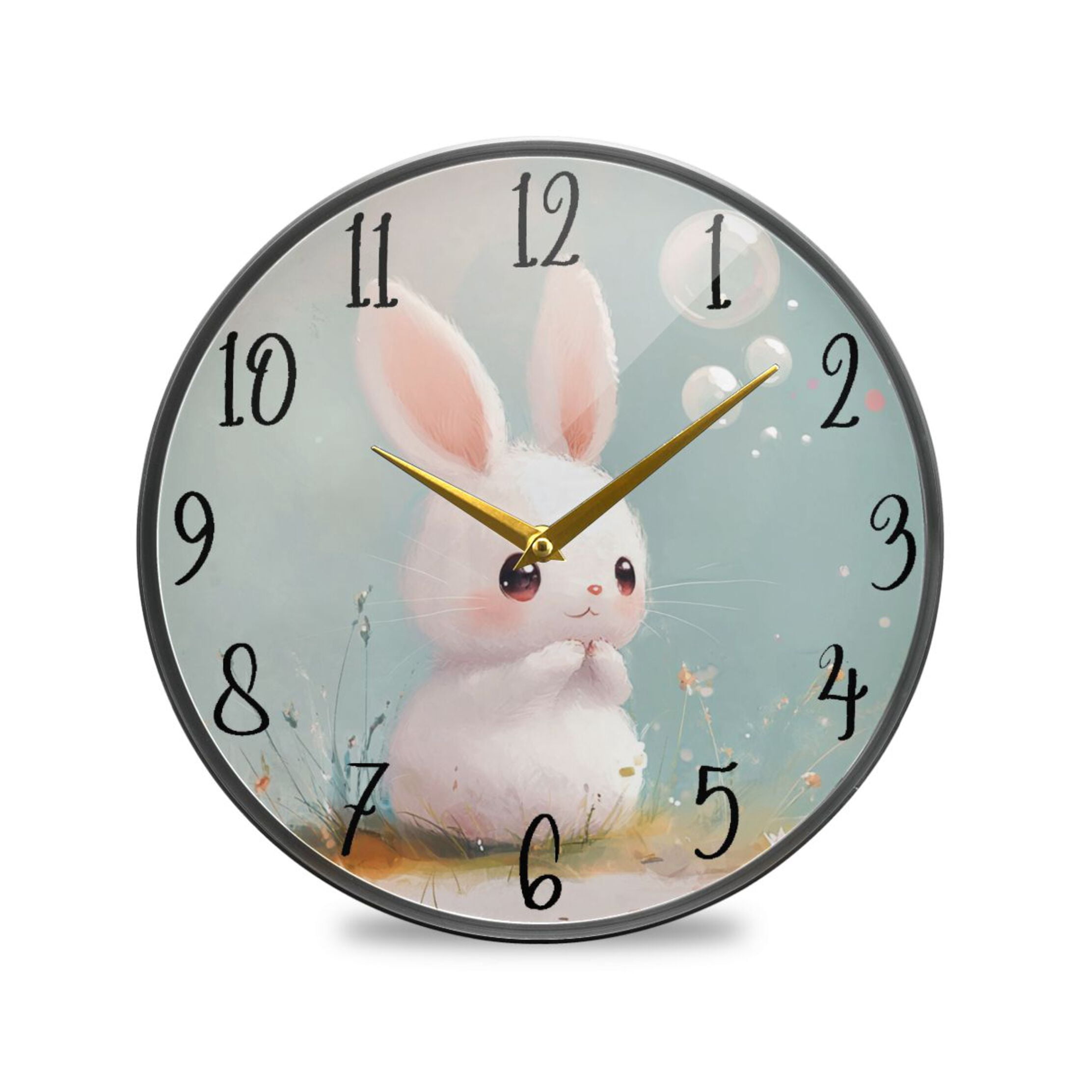 Acrylic Circular Clock 9.5x9.5 Inch Circular Clock Decorative Clock ...