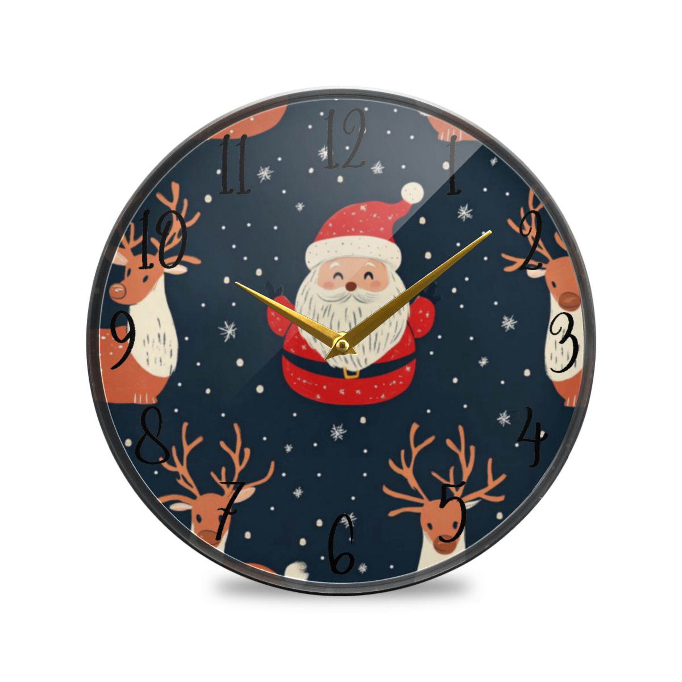 Acrylic Circular Clock 9.5x9.5 Inch Circular Clock Decorative Clock ...