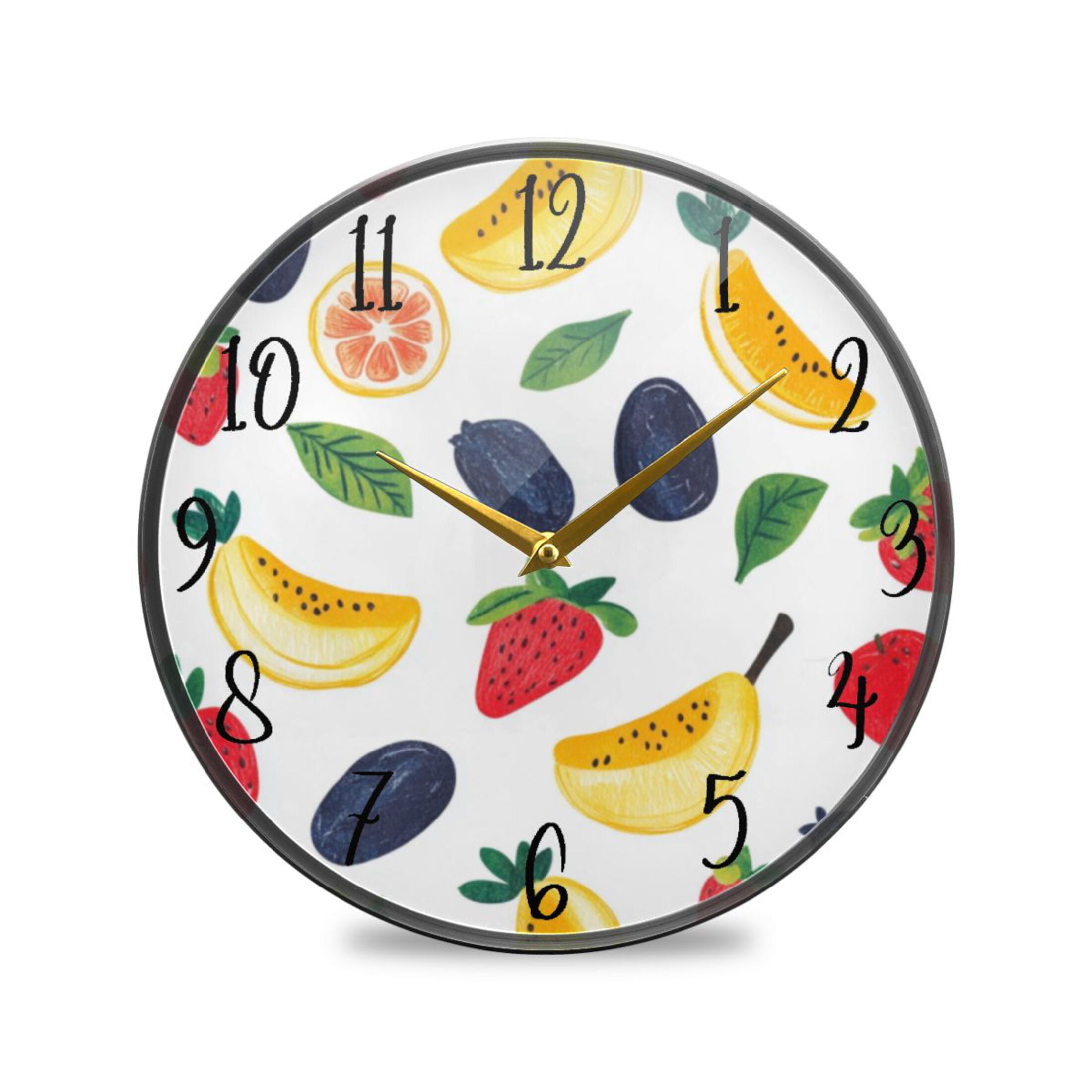 Acrylic Circular Clock 9.5x9.5 Inch Circular Clock Decorative Clock ...