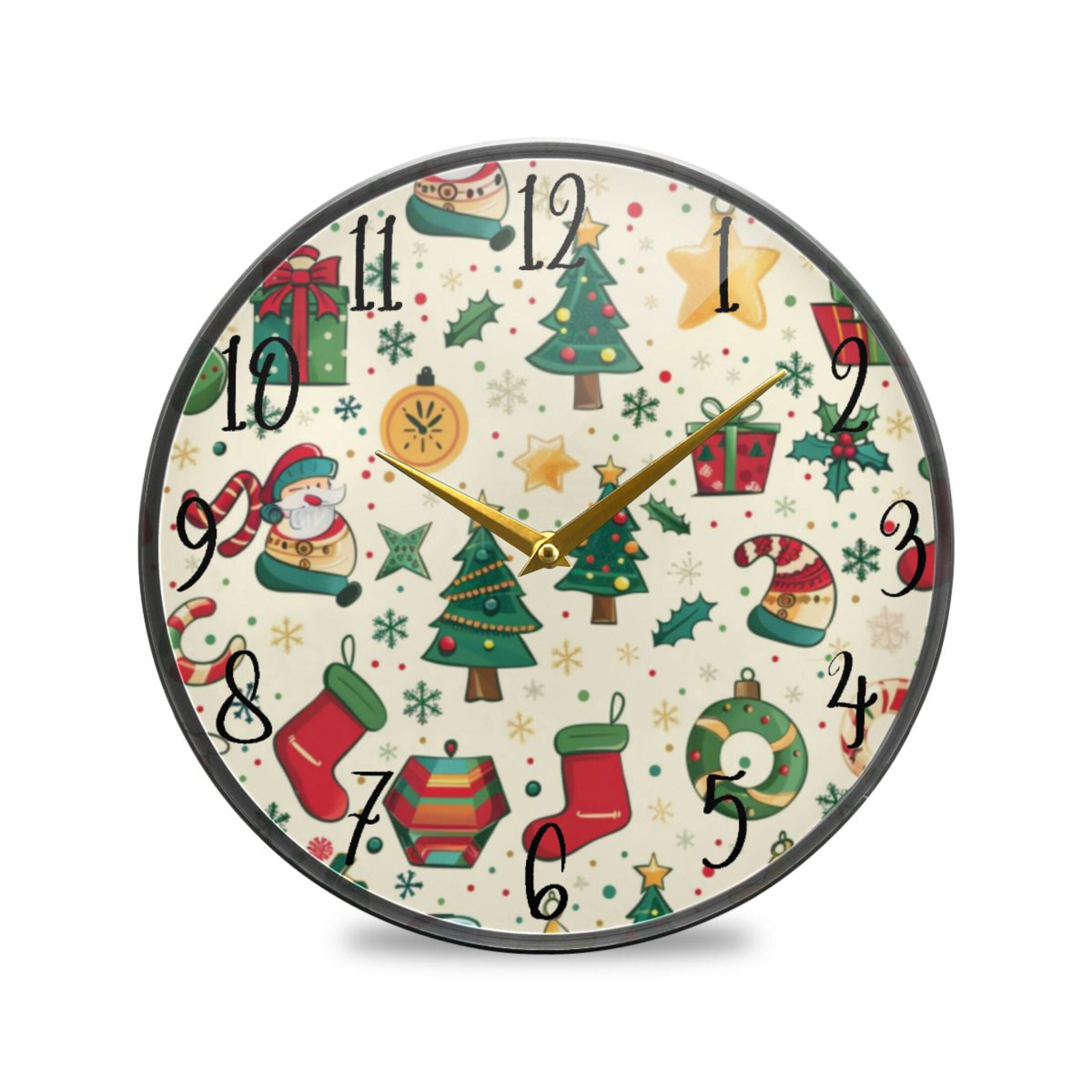 Acrylic Circular Clock 9.5x9.5 Inch Circular Clock Decorative Clock ...